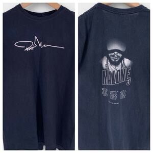 Gildan Post Malone Tour T-Shirt L Black Short Sleeve Graphic Welcome to the Zoo